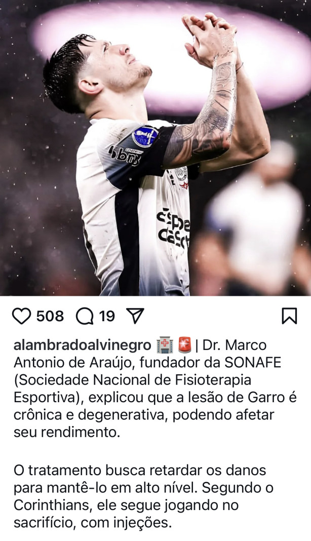 Leso do Garro no tem cura