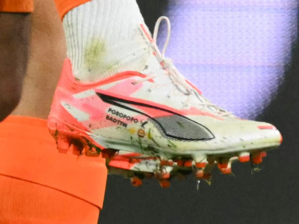 Simplesmente a chuteira de Memphis em Holanda x Espanha
