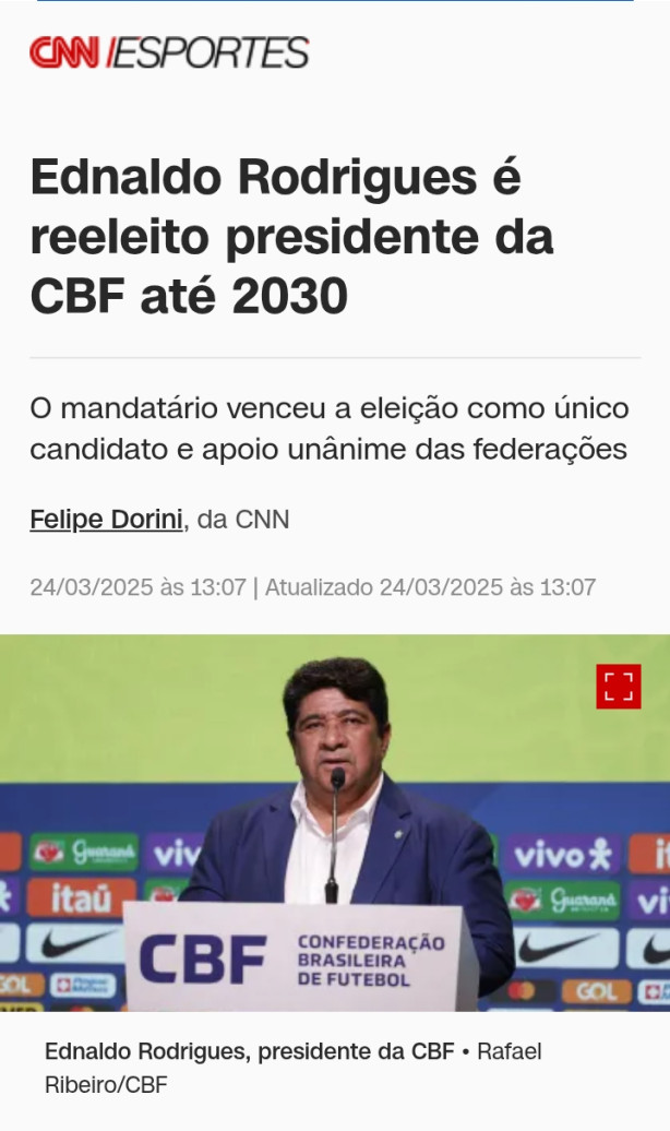 E vai continuar a "ajudinha" ao time de torcida terceirizada!