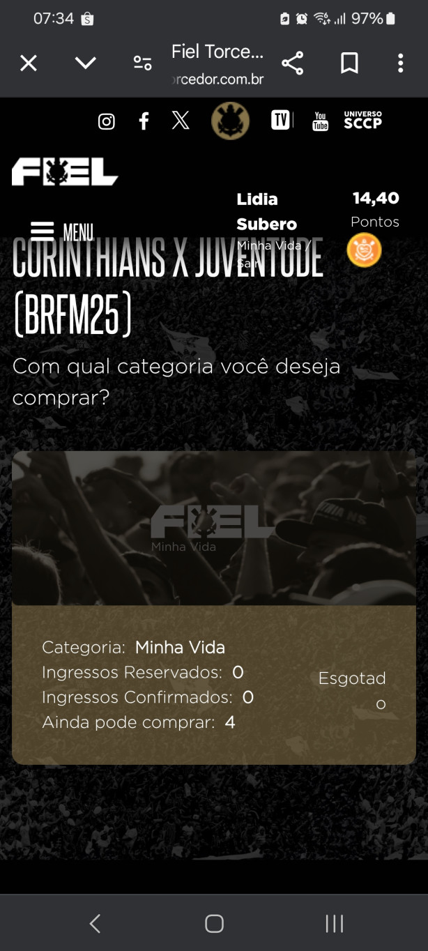 M�fia de ingressos