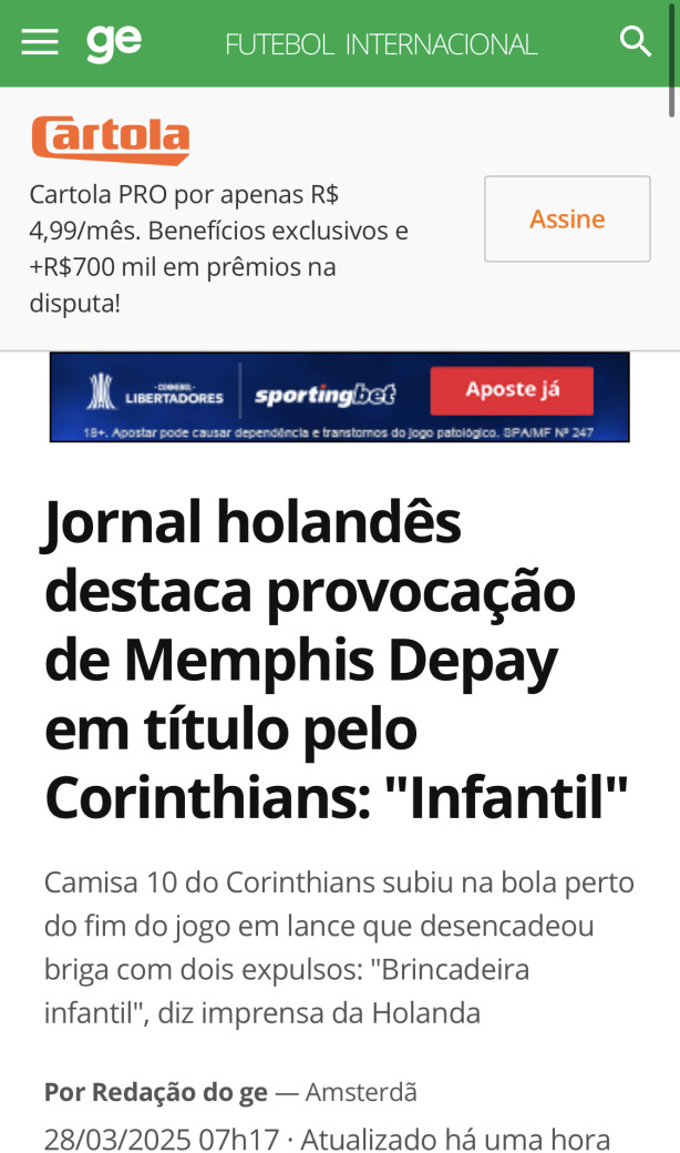 esses holandeses s�o chatos pra baralho!