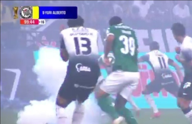 Gustavo Henrique contra o parmera..