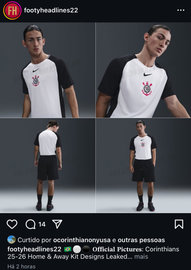Vazaram fotos do uniforme 2025