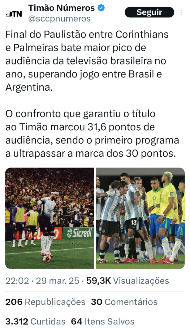 O colossal de Itaquera.