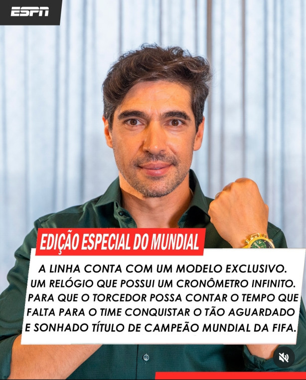 off: E o rel�gio do Abel Ferreira? Kkkkkkkkkkkkkkkk