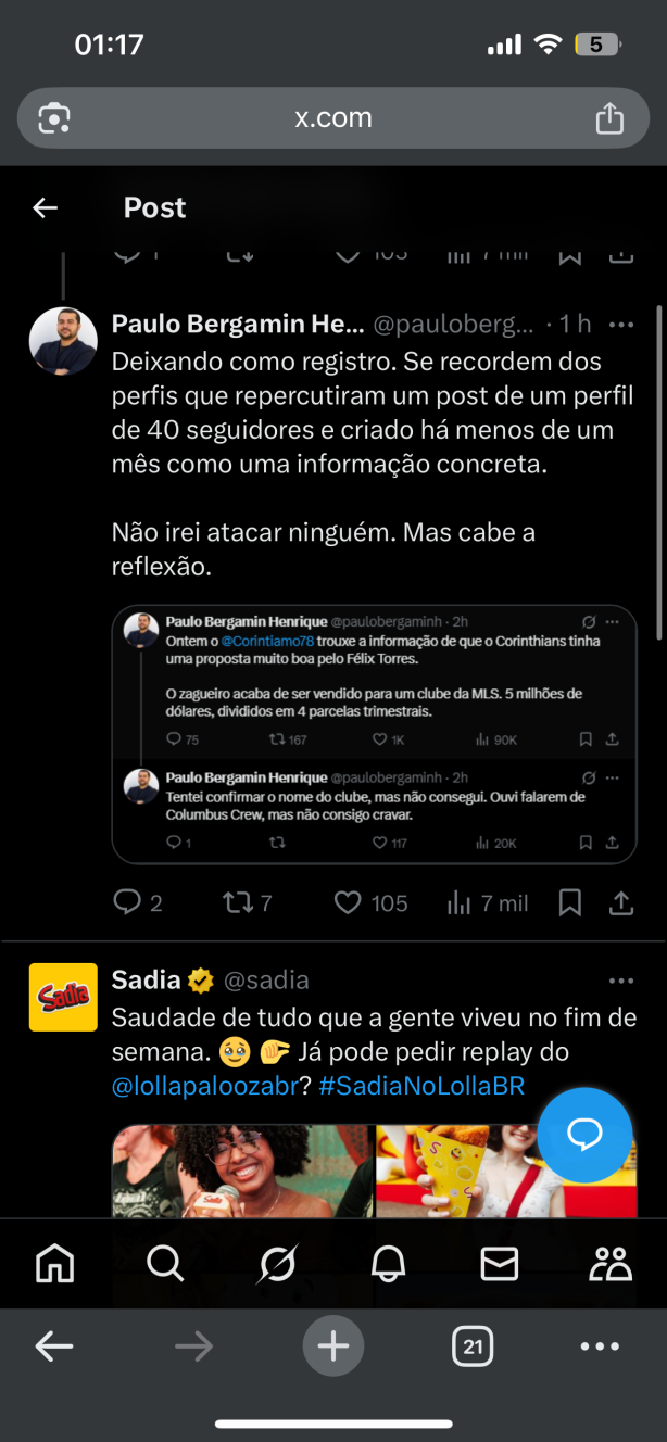 Continuando: