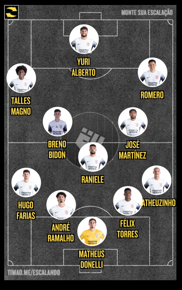 Eu iniciaria com esse time.