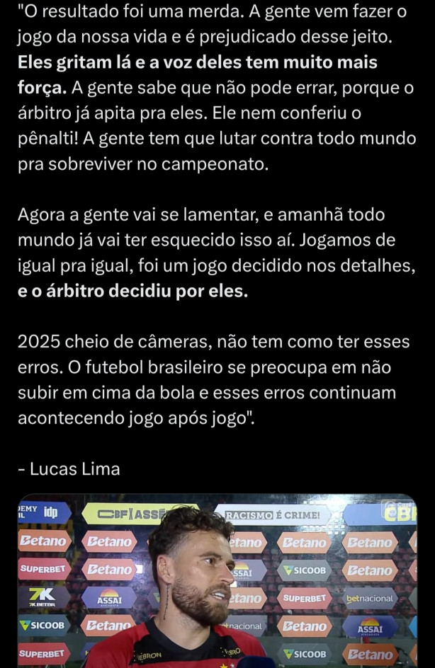 Declara��o do Memphis teve efeito