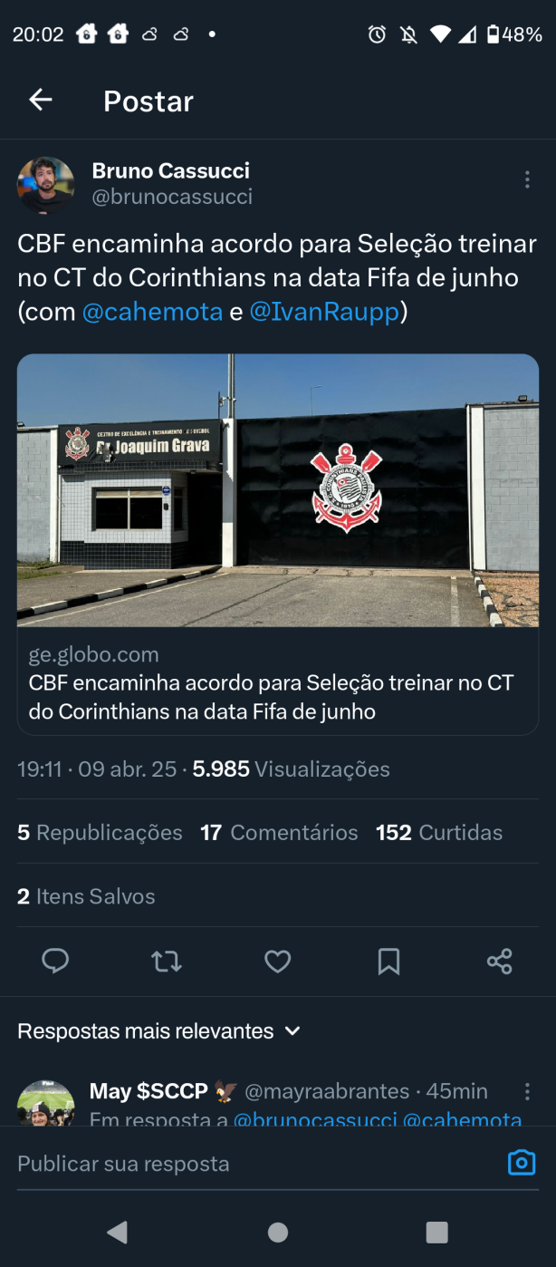 Augusto Melo se arreganhando para o Ednaldo