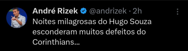 Andre rizek falou a realidade aqui
