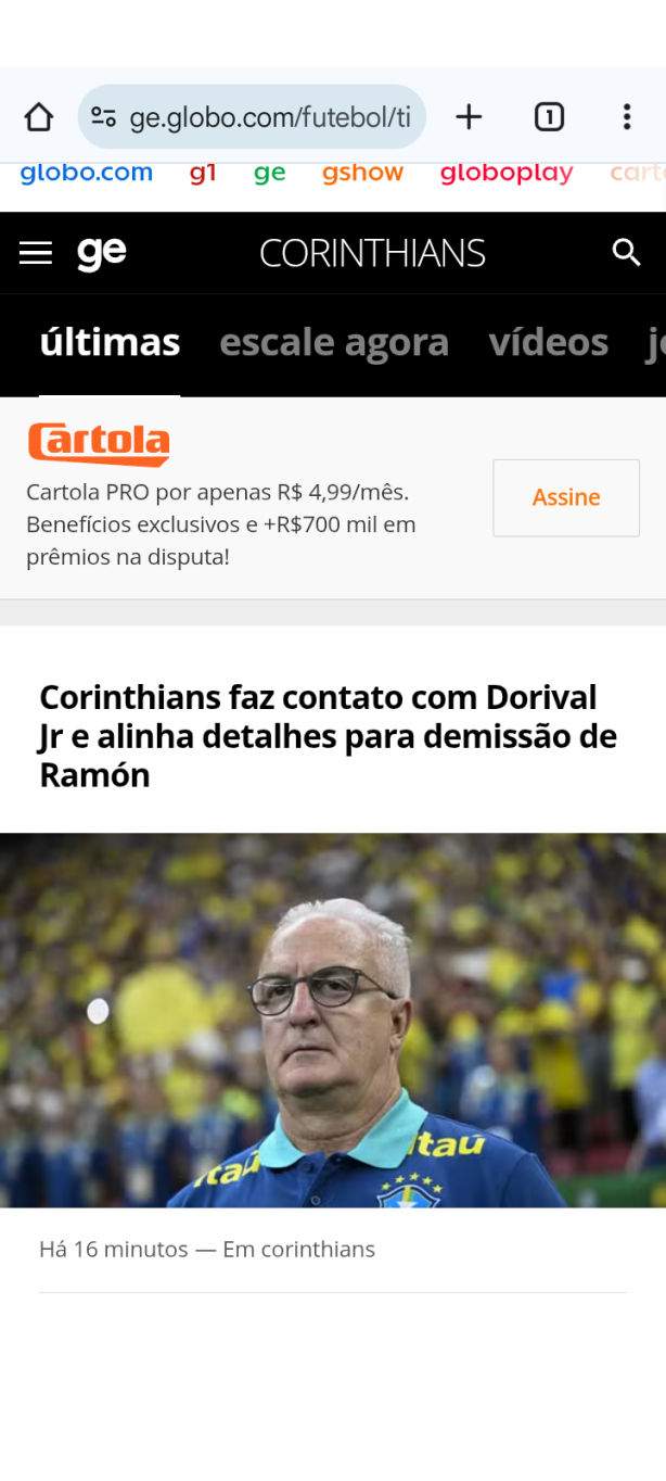 T� chegando?