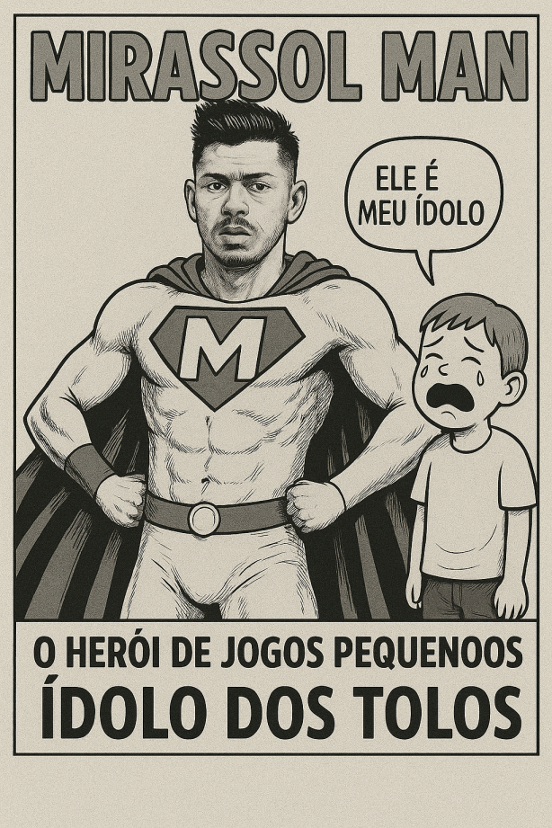 Algum covarde criou uma conta fake para dizer que fui eu que criei o apelido Mirassol-MAN