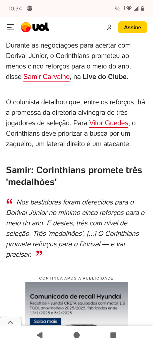 S� acreditam nas grandes p�ginas.