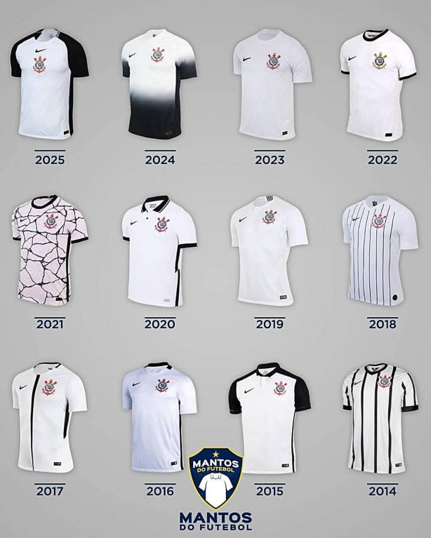 As ltimas camisas brancas do Corinthians