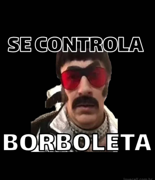Calma Vitona, calma borboleto...