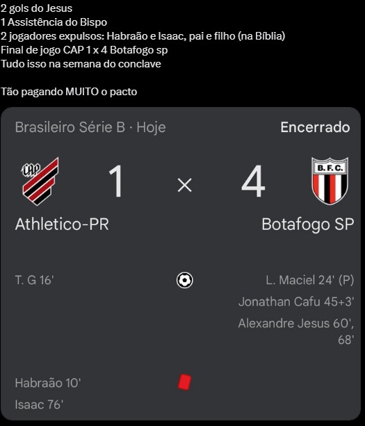 off - Athletico PR