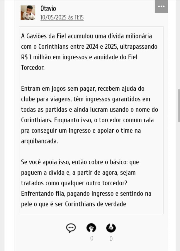 Corinthians precisa cortar gastos inteis
