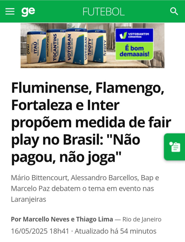 Fluminense e internacional propor isso � o fim picada