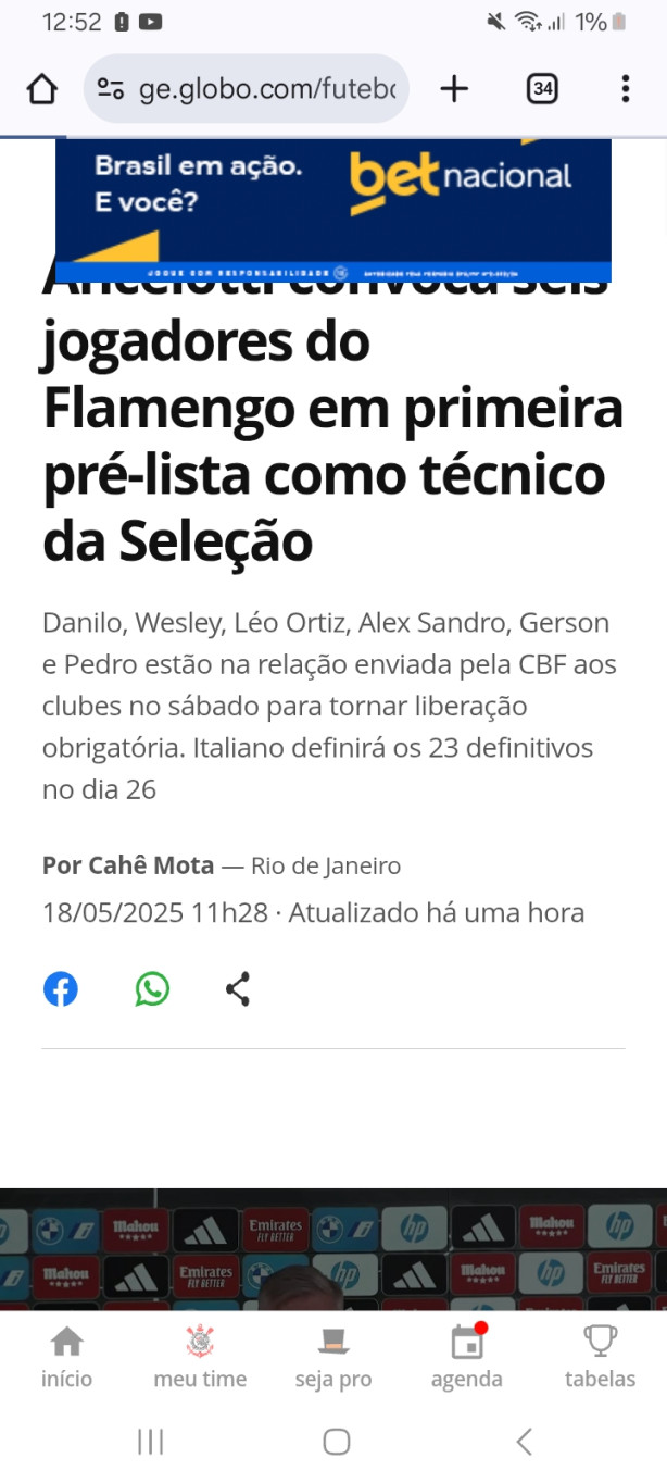 Ancelotti e copa do mundo! Kkkk