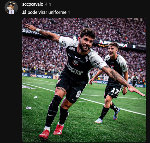 Ficou melhor que o uniforme 1 mermo...