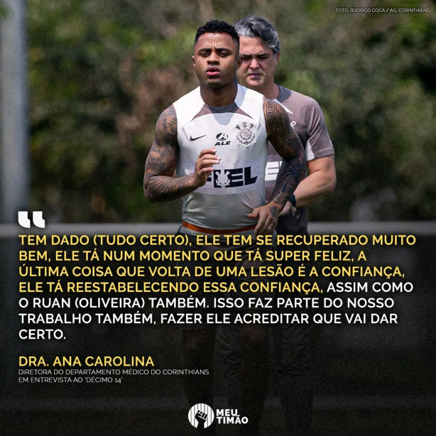 Ela trabalhou na recupera��o dele e dava como certa a