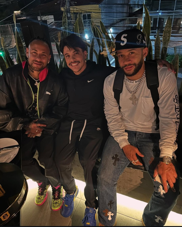 memphis lesionado na farra com neymar