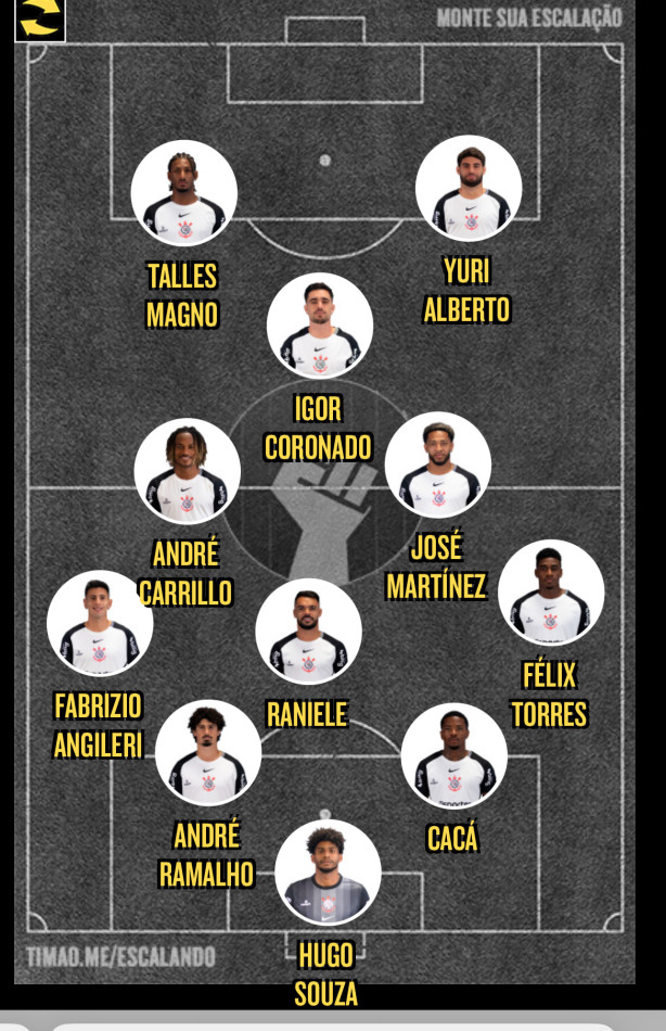 O time pra hoje tem que ser esse. Jogar com 4 volantes e
