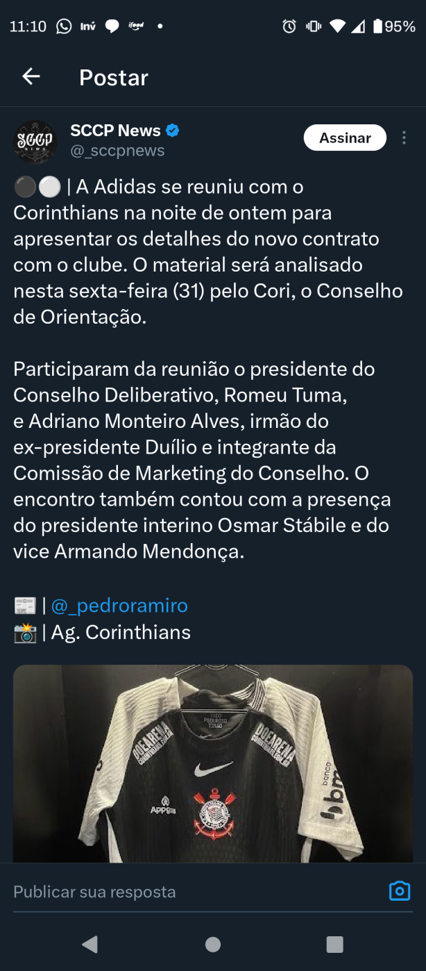 Not�cia pior que a elimina��o