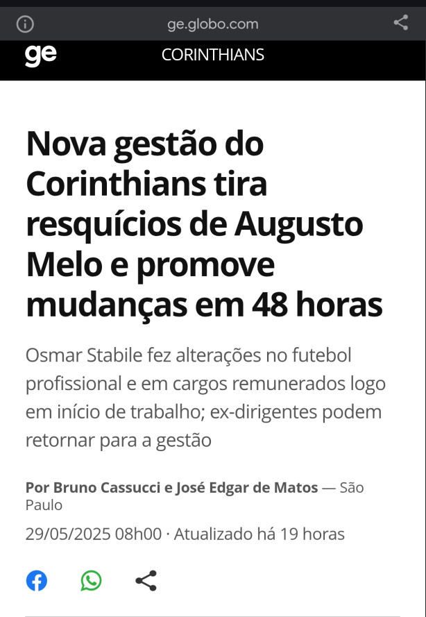 corinthiano - desconfie! Que sic � essa?