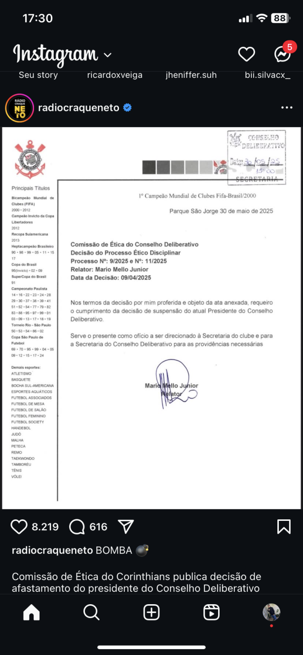 Tuma fora not�cia boa