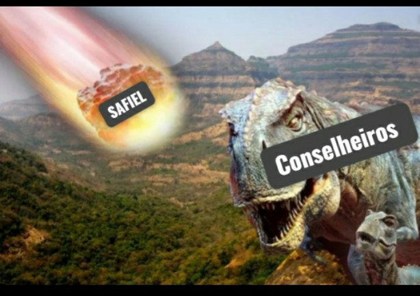 O cometa est� chegando!