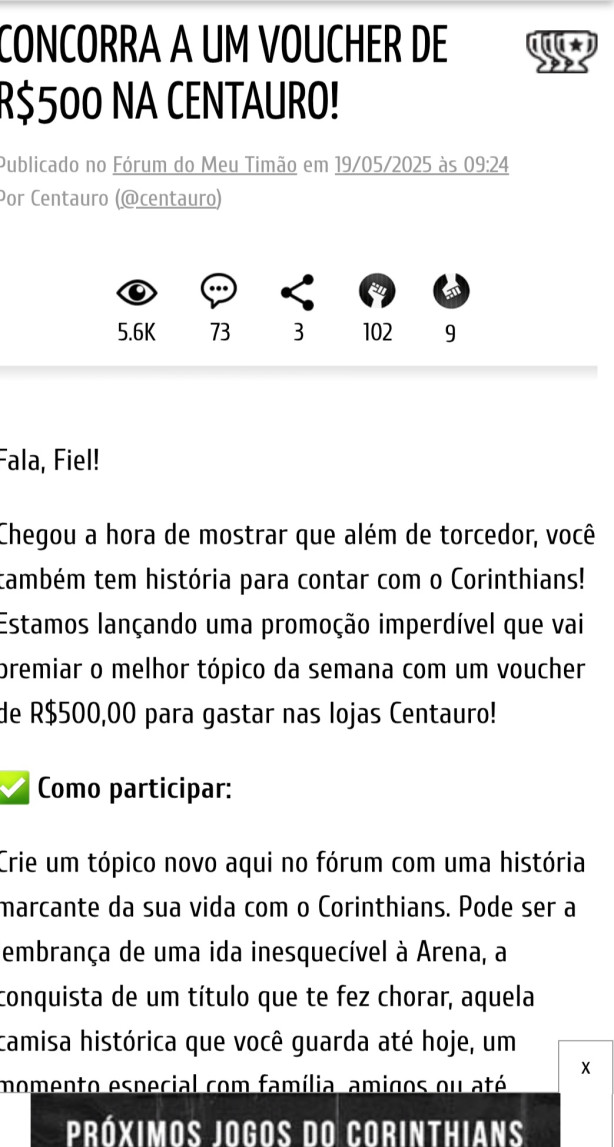 Algu�m sabe dizer qual foi o resultado dessa promo��o?