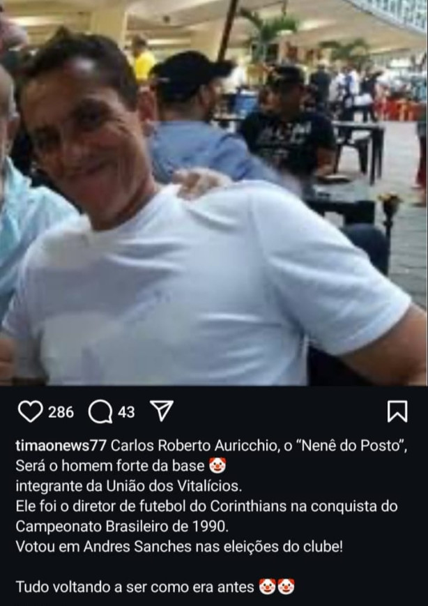 Depois de Man� da Carne vem a� " Nen�m do Posto"