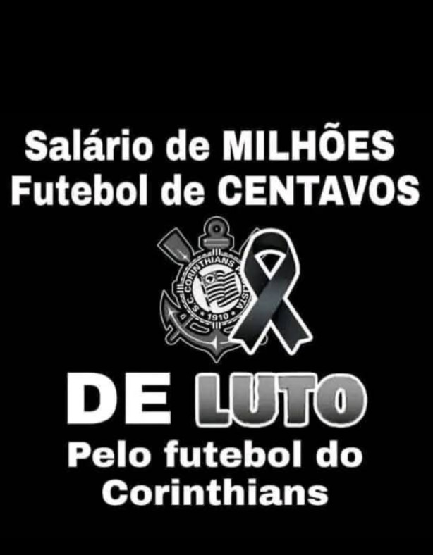 Luto Pelo Futebol Do Corinthians