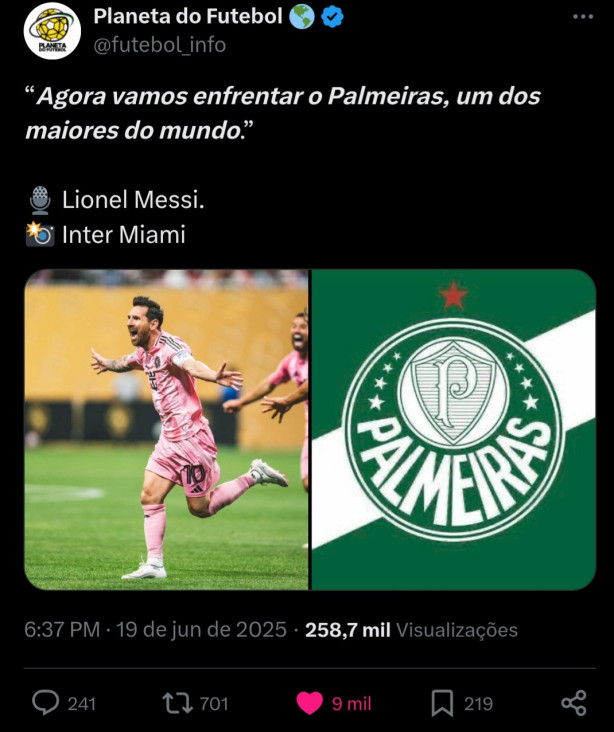 palavras do messi