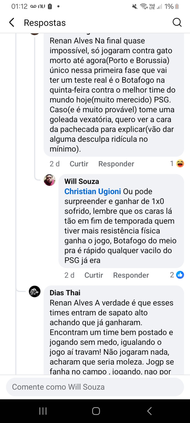 off : Profecia do Botafogo x PSG