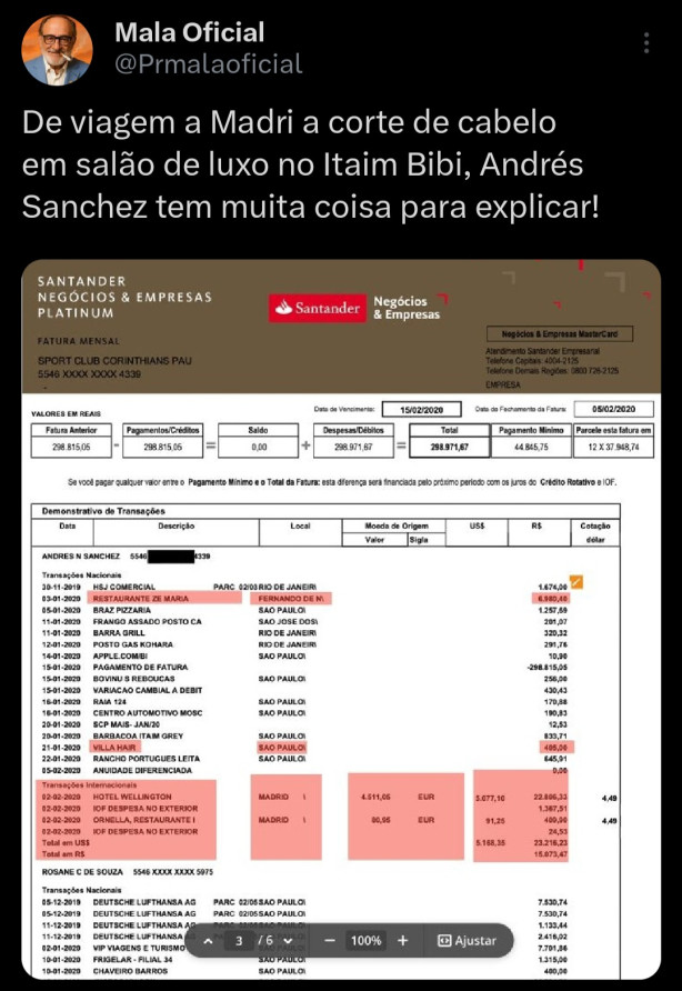 Uma nova fatura, viagem a Espanha