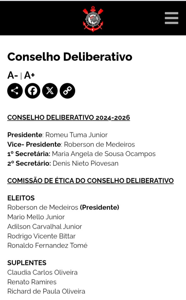 Comiss�o de �tica do CD