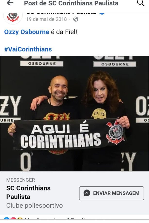 Ozzy Osbourne da Fiel.