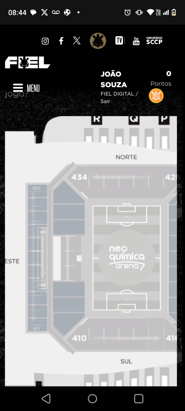 Sobre ingressos para o Derby de hoje