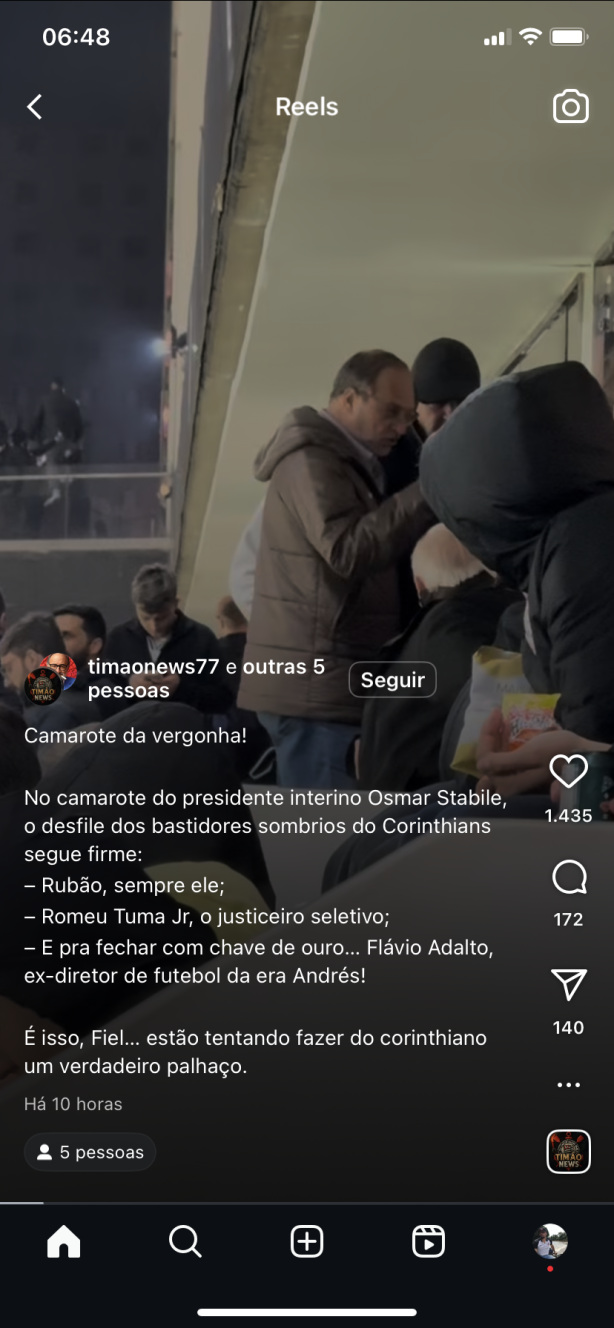 Pra quem estava elogiando o Stabile 2
