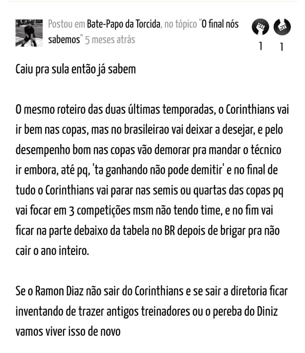 A mesma dificuldade