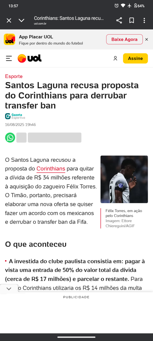 Fabinho soldado numa miss�o quase imposs�vel?