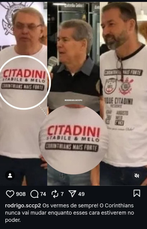 � Corinthians...que triste...