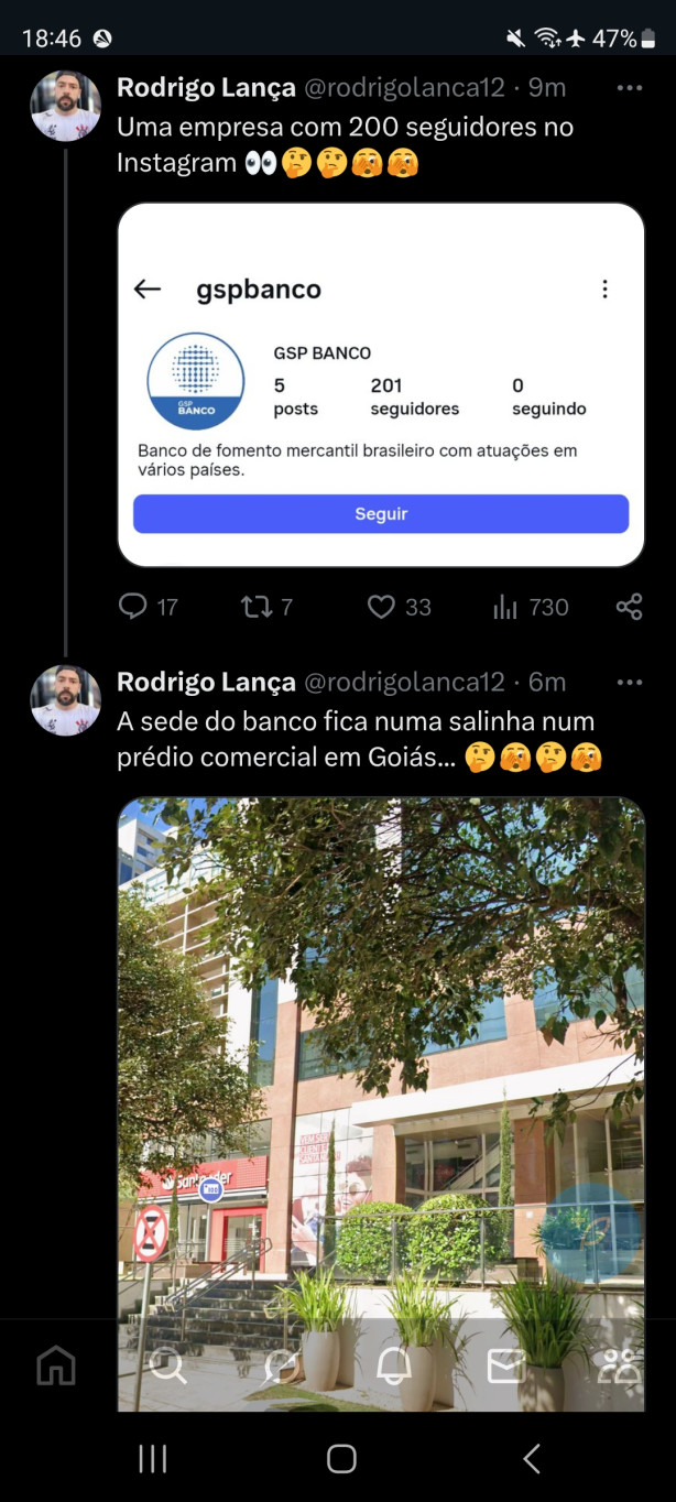 Olha a sede do banco ...
