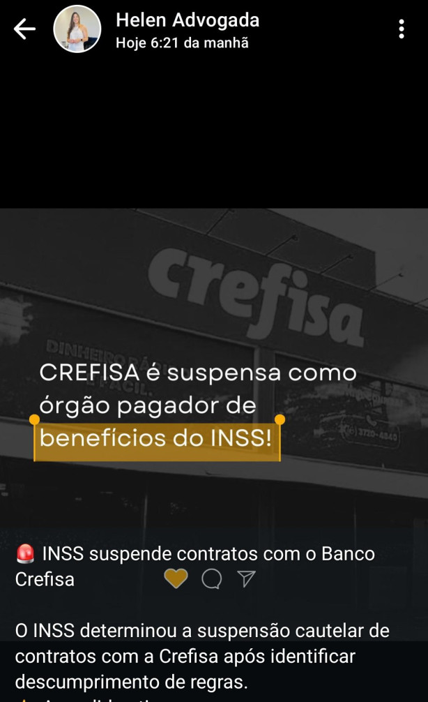Crefisa come�ando a aparecer os b.os