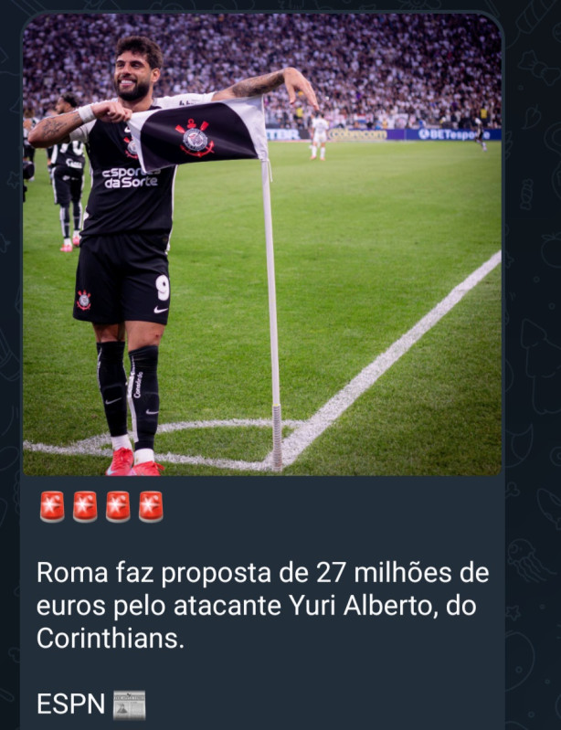 proposta para yuri alberto