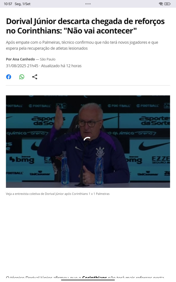 Tem que trocar o t�cnico!