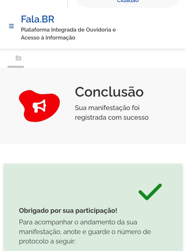 Minha parte eu fiz