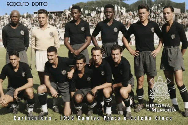 Uniforme Raro do Corinthians Preto e Cinza